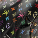 LOUIS VUITTON Multicolor Annie GM Shoulder Bag Black M40304 LV Auth ep12460V-17