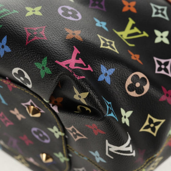 LOUIS VUITTON Multicolor Annie GM Shoulder Bag Black M40304 LV Auth ep12460V