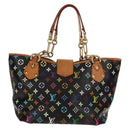 LOUIS VUITTON Multicolor Annie GM Shoulder Bag Black M40304 LV Auth ep12460V-2