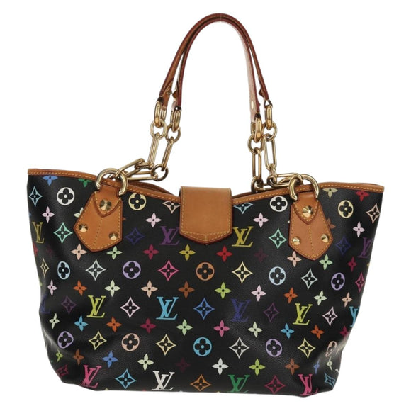 LOUIS VUITTON Multicolor Annie GM Shoulder Bag Black M40304 LV Auth ep12460V
