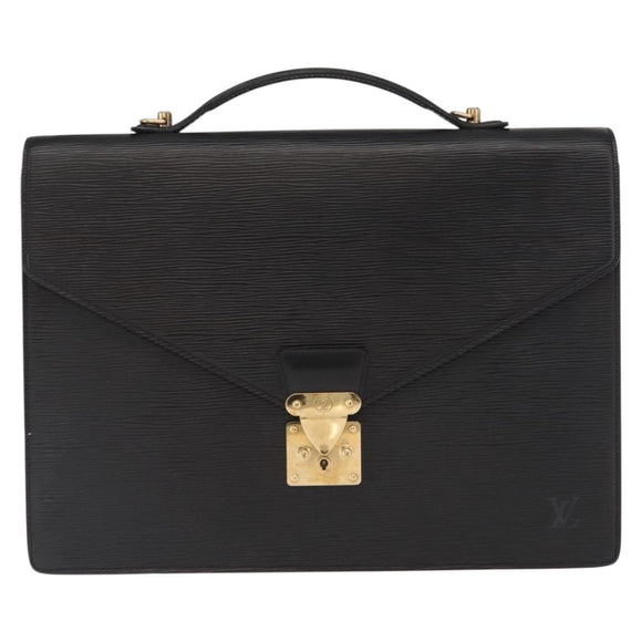 LOUIS VUITTON Epi Porte Documents Bandouliere Briefcase M54462 LV Auth ep12466