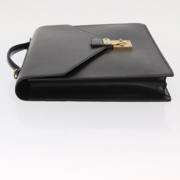 LOUIS VUITTON Epi Porte Documents Bandouliere Briefcase M54462 LV Auth ep12466