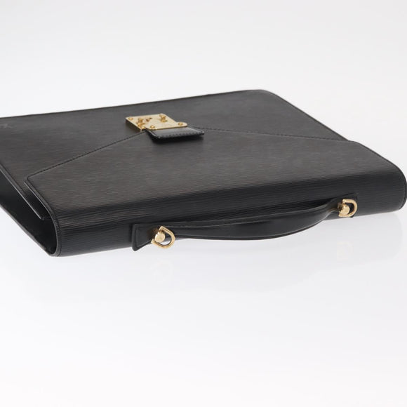 LOUIS VUITTON Epi Porte Documents Bandouliere Briefcase M54462 LV Auth ep12466