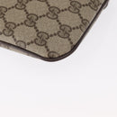 GUCCI GG Supreme Web Sherry Line Bag PVC Beige Gold 904 02 047 Auth ep12468-10