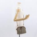 GUCCI GG Supreme Web Sherry Line Bag PVC Beige Gold 904 02 047 Auth ep12468-22