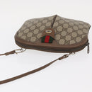 GUCCI GG Supreme Web Sherry Line Bag PVC Beige Gold 904 02 047 Auth ep12468-6