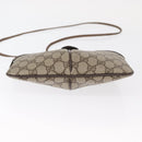 GUCCI GG Supreme Web Sherry Line Bag PVC Beige Gold 904 02 047 Auth ep12468-9