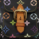 LOUIS VUITTON Monogram Multicolor Petit Noe Bag Black M42230 Auth ep12473-17