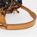 LOUIS VUITTON Monogram Multicolor Petit Noe Bag Black M42230 Auth ep12473-7