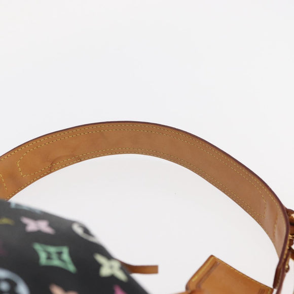 LOUIS VUITTON Monogram Multicolor Petit Noe Bag Black M42230 Auth ep12473