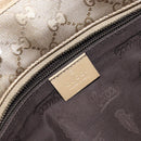 GUCCI GG Implementation Tote Bag PVC Gold Tone 211137 Auth ep12474-19