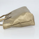 GUCCI GG Implementation Tote Bag PVC Gold Tone 211137 Auth ep12474-4