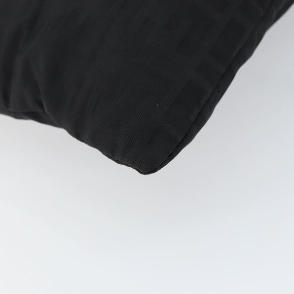 FENDI Zucca Canvas Shoulder Bag Silver Black Auth ep12476