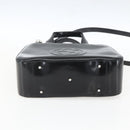 GUCCI Hand Bag Enamel 2way Black Silver 000 1013 0504 Auth ep12477-5