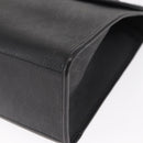 Christian Dior Honeycomb Canvas Hand Bag PVC 2way Black Gold Auth ep12478-14