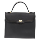 Christian Dior Honeycomb Canvas Hand Bag PVC 2way Black Gold Auth ep12478-13