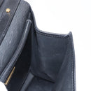 Christian Dior Honeycomb Canvas Hand Bag PVC 2way Black Gold Auth ep12478-20