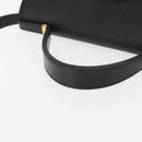 Christian Dior Honeycomb Canvas Hand Bag PVC 2way Black Gold Auth ep12478-7