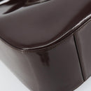 GUCCI Shoulder Bag Enamel Brown Silver 001 2214 1703 Auth ep12479-15