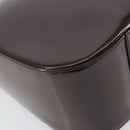 GUCCI Shoulder Bag Enamel Brown Silver 001 2214 1703 Auth ep12479-17