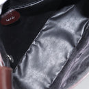 GUCCI Shoulder Bag Enamel Brown Silver 001 2214 1703 Auth ep12479-10