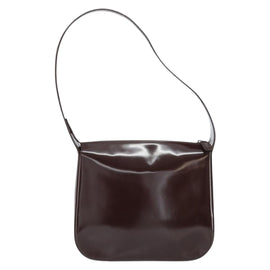 GUCCI Shoulder Bag Enamel Brown Silver 001 2214 1703 Auth ep12479 - 0