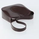 GUCCI Shoulder Bag Enamel Brown Silver 001 2214 1703 Auth ep12479-7