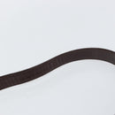 GUCCI Shoulder Bag Enamel Brown Silver 001 2214 1703 Auth ep12479-8