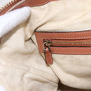 GUCCI Heart Bit GG Canvas Hand Bag 2way Brown Gold 269957 Auth ep12481-21