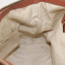 GUCCI Heart Bit GG Canvas Hand Bag 2way Brown Gold 269957 Auth ep12481-23