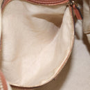GUCCI Heart Bit GG Canvas Hand Bag 2way Brown Gold 269957 Auth ep12481-24