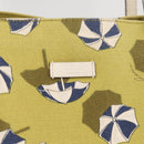 GUCCI Tote Bag Canvas Gold Green 295252 Auth ep12483-14