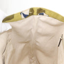 GUCCI Tote Bag Canvas Gold Green 295252 Auth ep12483-18