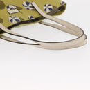 GUCCI Tote Bag Canvas Gold Green 295252 Auth ep12483-7