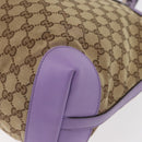 GUCCI GG Canvas Tote Bag Beige Gold 247209 Auth ep12485-14
