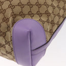 GUCCI GG Canvas Tote Bag Beige Gold 247209 Auth ep12485-16