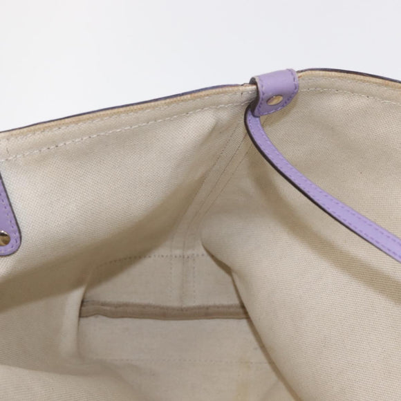 GUCCI GG Canvas Tote Bag Beige Gold 247209 Auth ep12485
