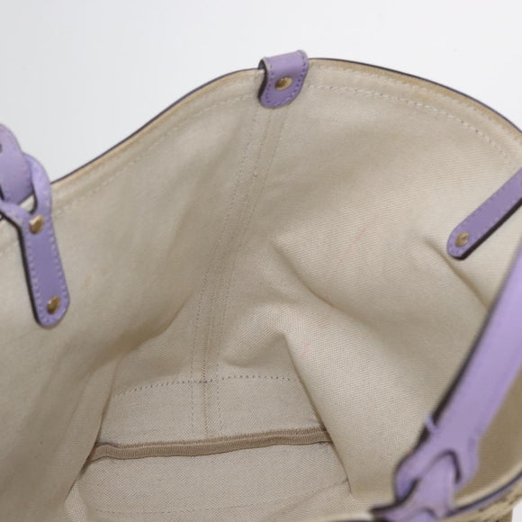 GUCCI GG Canvas Tote Bag Beige Gold 247209 Auth ep12485