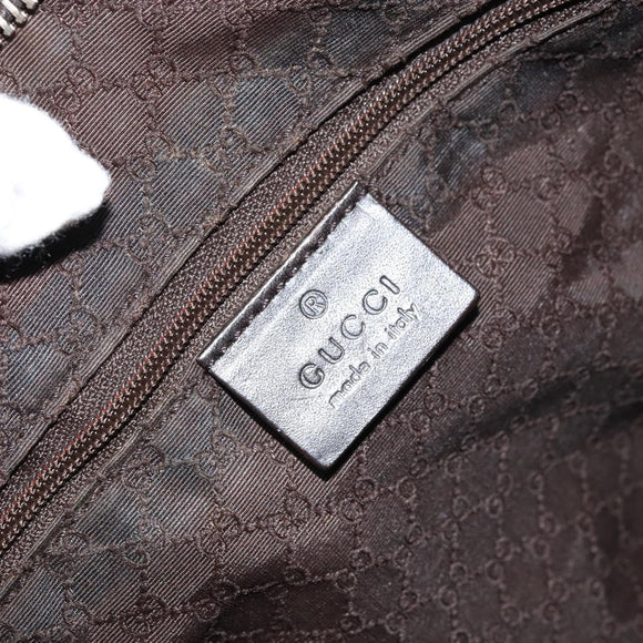 GUCCI Web Sherry Line Shoulder Bag Canvas Beige Gold 001 4288 Auth ep12486