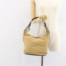 GUCCI Web Sherry Line Shoulder Bag Canvas Beige Gold 001 4288 Auth ep12486-23