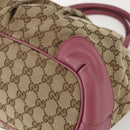GUCCI GG Canvas Sukey Hand Bag 2way Beige Gold 247902 Auth ep12487-10