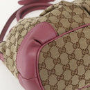 GUCCI GG Canvas Sukey Hand Bag 2way Beige Gold 247902 Auth ep12487-15
