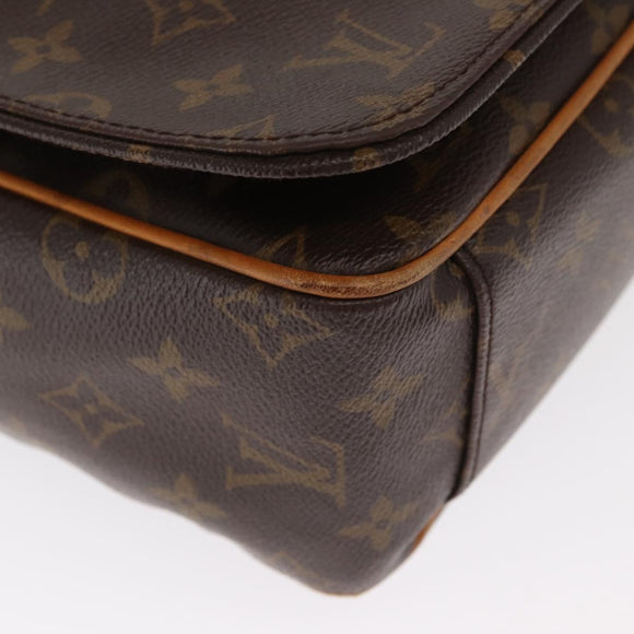 LOUIS VUITTON Monogram Valmy GM Schultertasche M40526 LV Auth ep12492