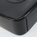 GUCCI Shoulder Bag Enamel Black Silver Auth ep12493-14