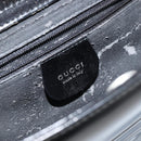 GUCCI Shoulder Bag Enamel Black Silver Auth ep12493-17
