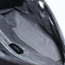 GUCCI Shoulder Bag Enamel Black Silver Auth ep12493-10