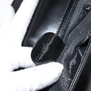 GUCCI Shoulder Bag Enamel Black Silver Auth ep12493-12