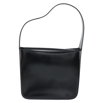 GUCCI Shoulder Bag Enamel Black Silver Auth ep12493 - 0