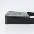 GUCCI Shoulder Bag Enamel Black Silver Auth ep12493-3