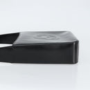 GUCCI Shoulder Bag Enamel Black Silver Auth ep12493-4